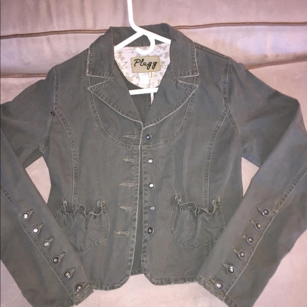 Army Green Jacket - Great Quality Material!